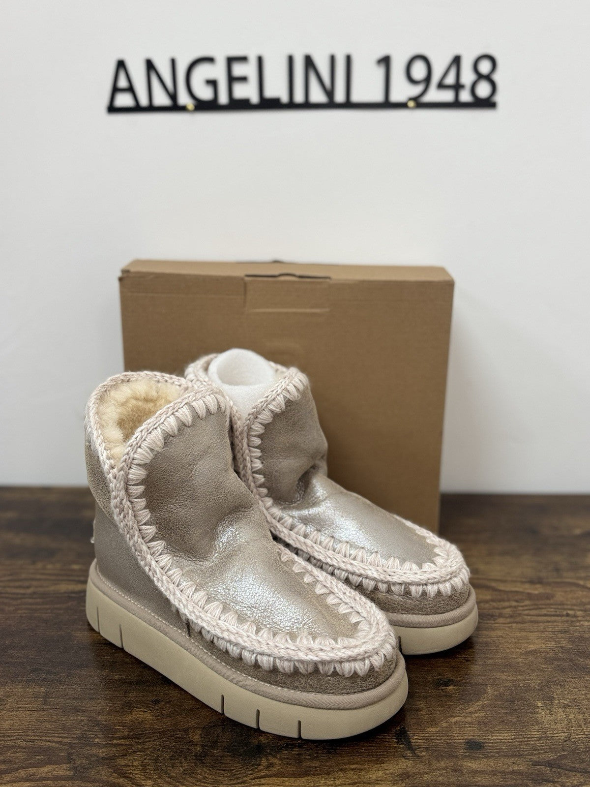 Mou Eskimo 18 Bounce Stone  Metal Casual Mou Boot Donna 40
