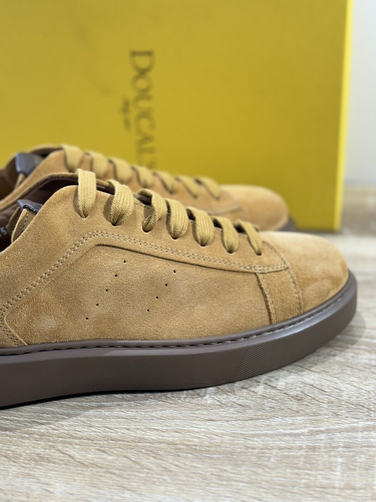 Doucal’s Sneaker  Uomo Clay  Pelle Suede Cotto Luxury Men Doucal’s 44