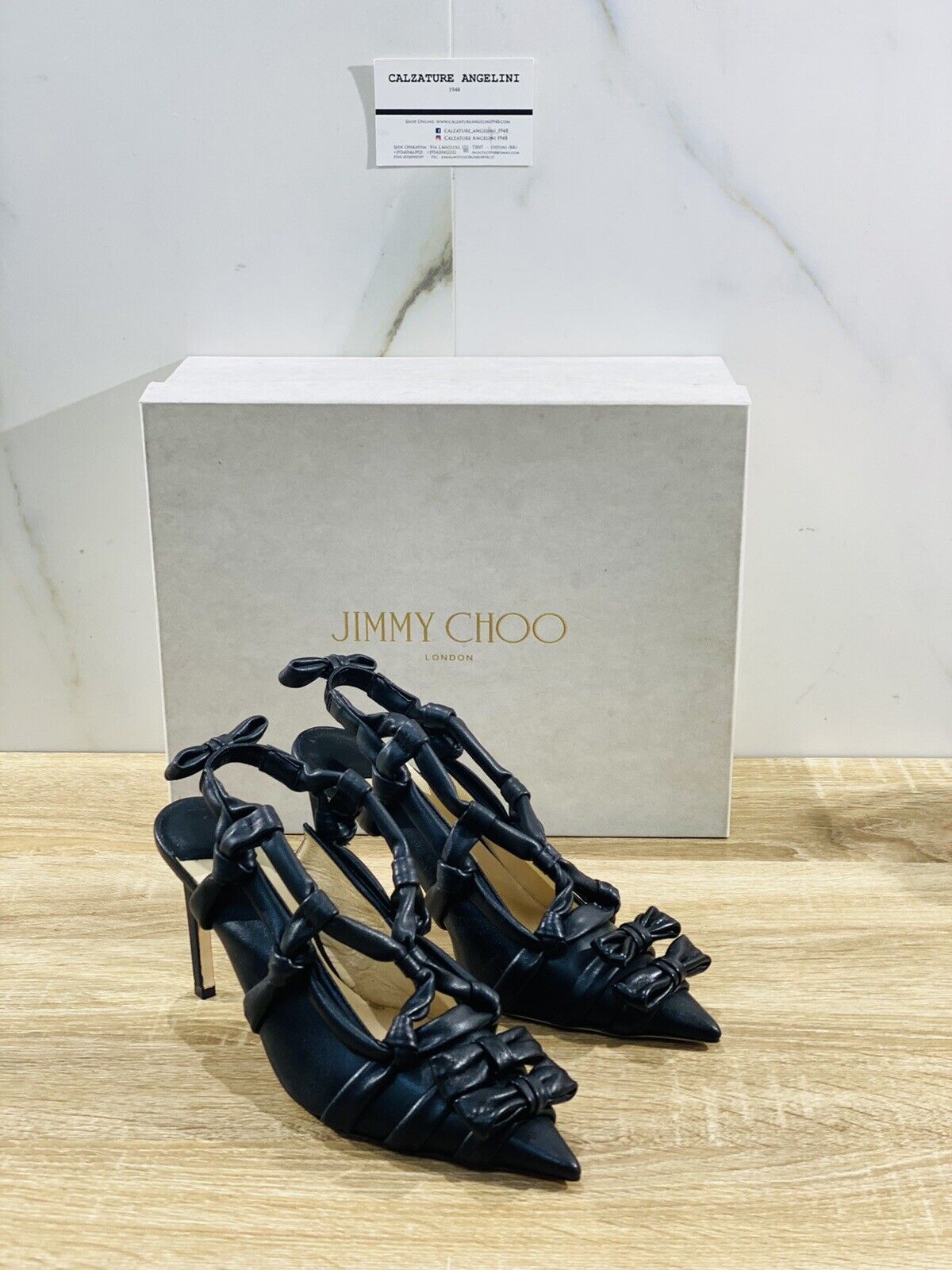 Jimmy choo sandalo donna in pelle nera luxury woman jimmy choo sandal 37