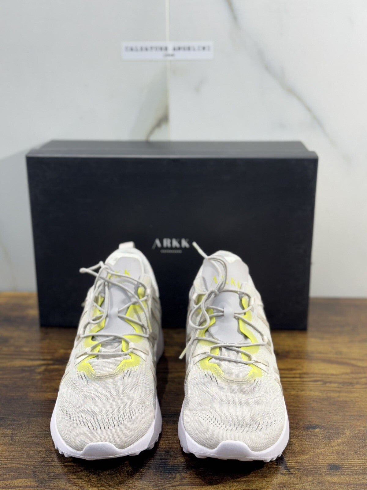 Arkk Copenhagen Sneaker Uomo Grey Lemon  Causal Men Shoes 42