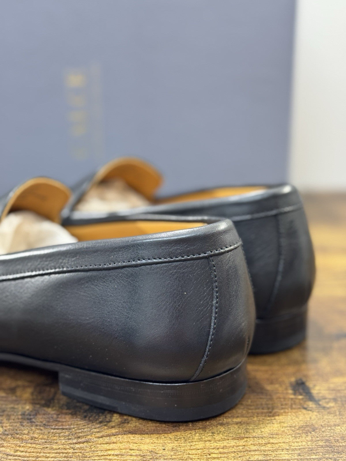 Calce Scarpa Uomo Mocassino Pelle Nera One Flex   Top Quality Uomo 44