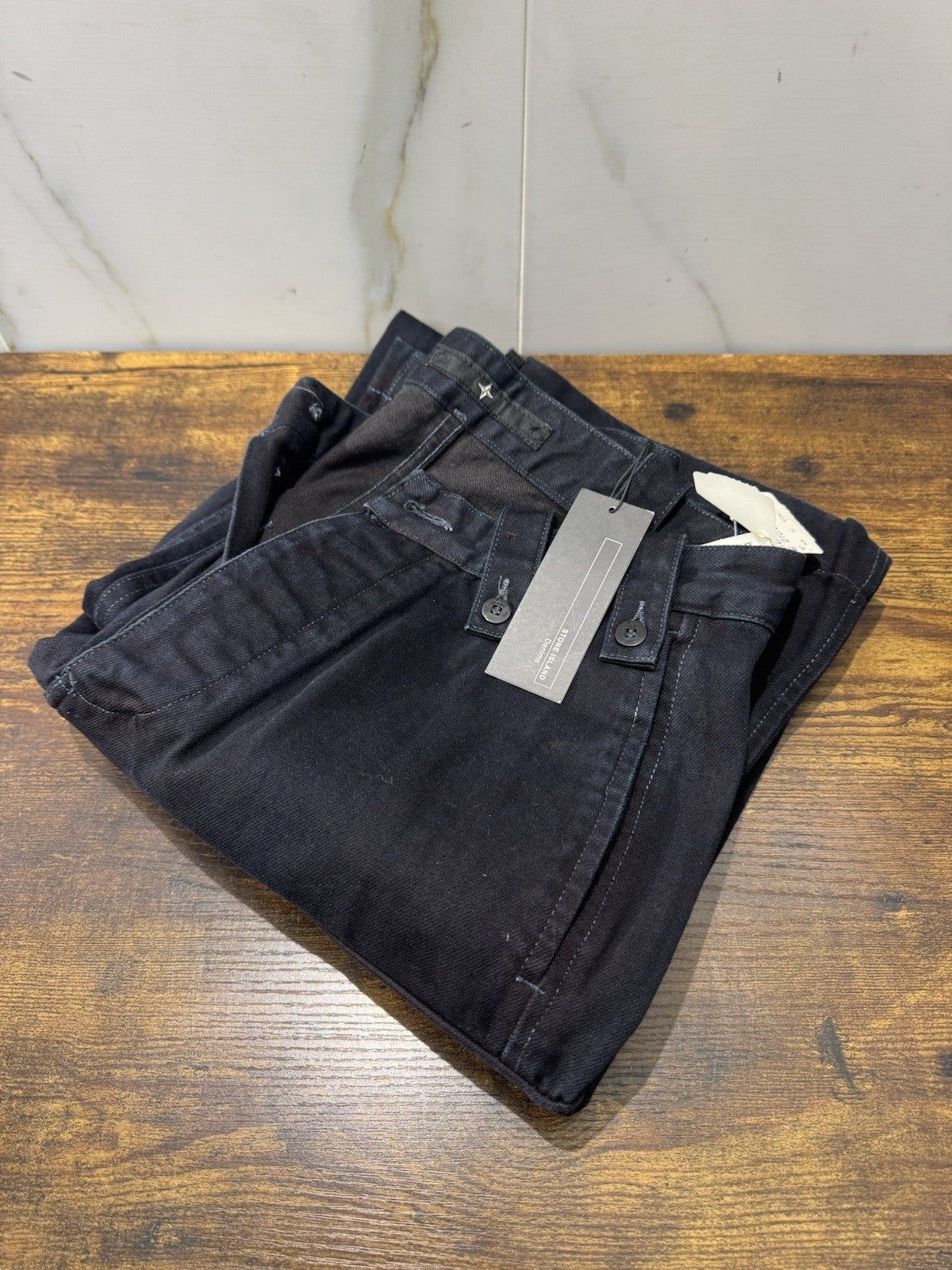 Stone Island Pantalone Cargo Denim Tasconi Limited Stone Island Uomo 46