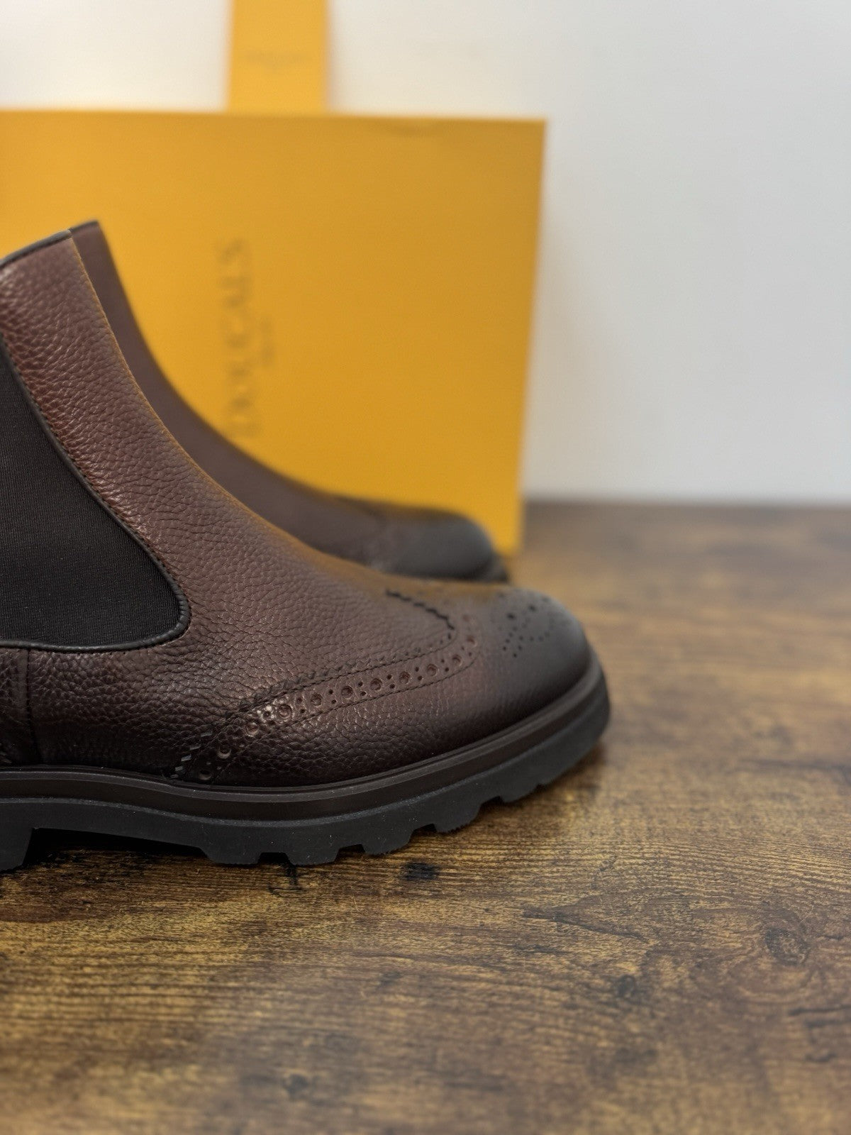 Doucal’s Chelsea Boot Pelle Marrone  Casual Scarpa Doucal’s Uomo 43.5