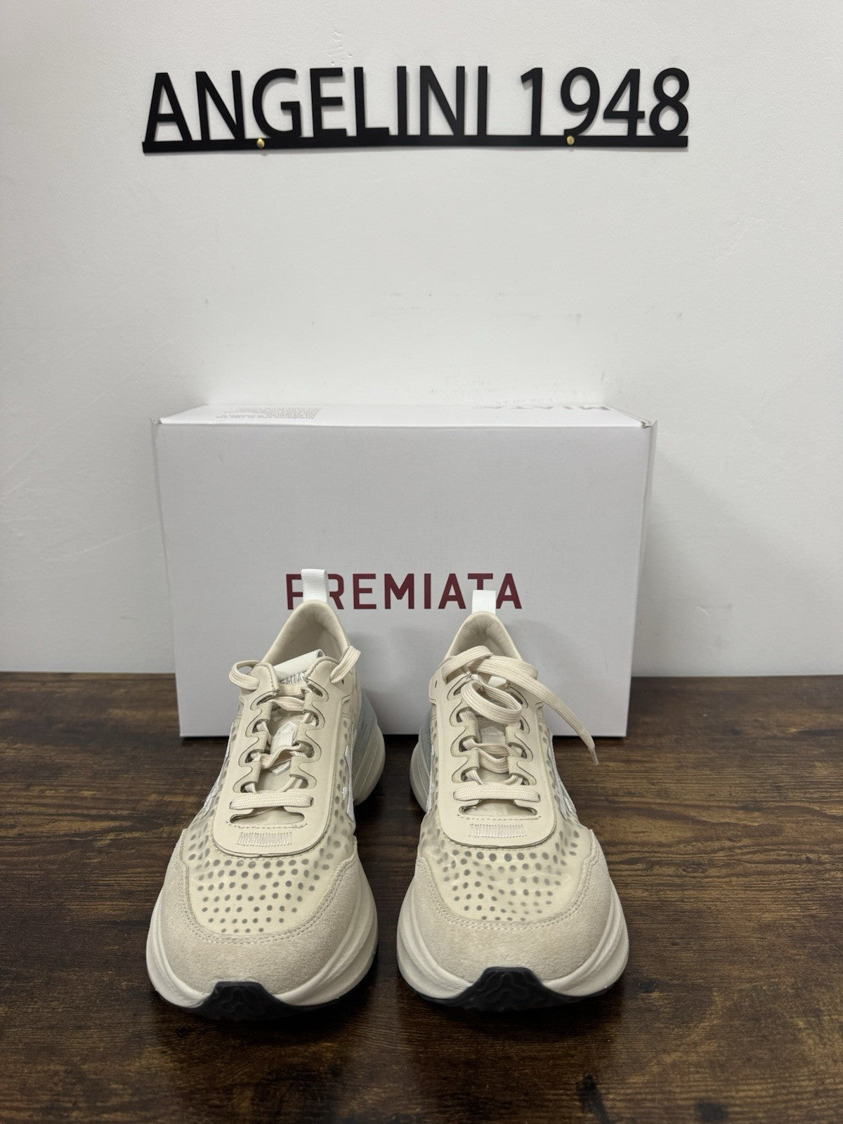 Premiata Hill  Sneaker Suede Beige   Casual Donna 37