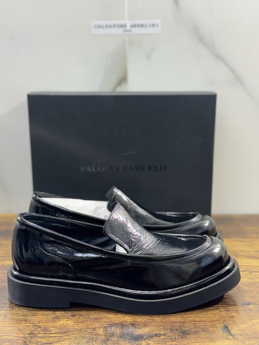 Paloma Barcelo’ Mocassino    Pelle Nera    Casual Loafer 39