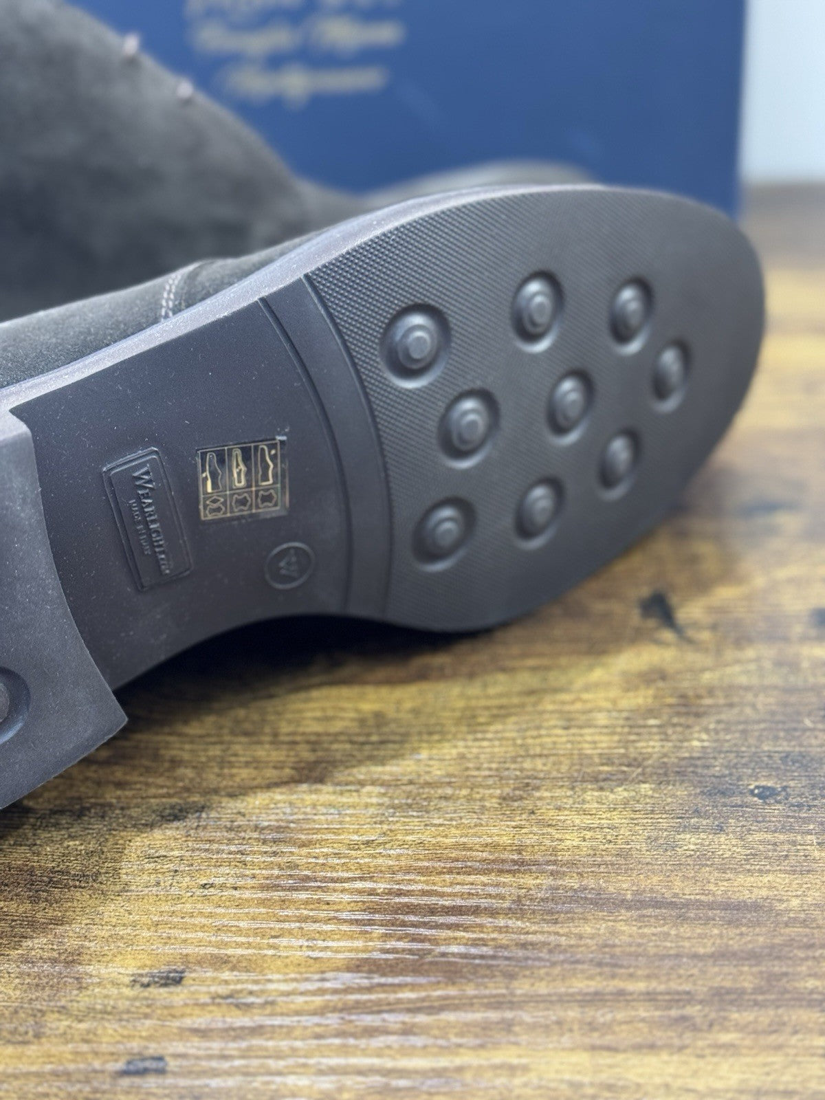 Mille 885 Polacchino    Suede T Moro   Fatto A Mano In Italia Uomo 45