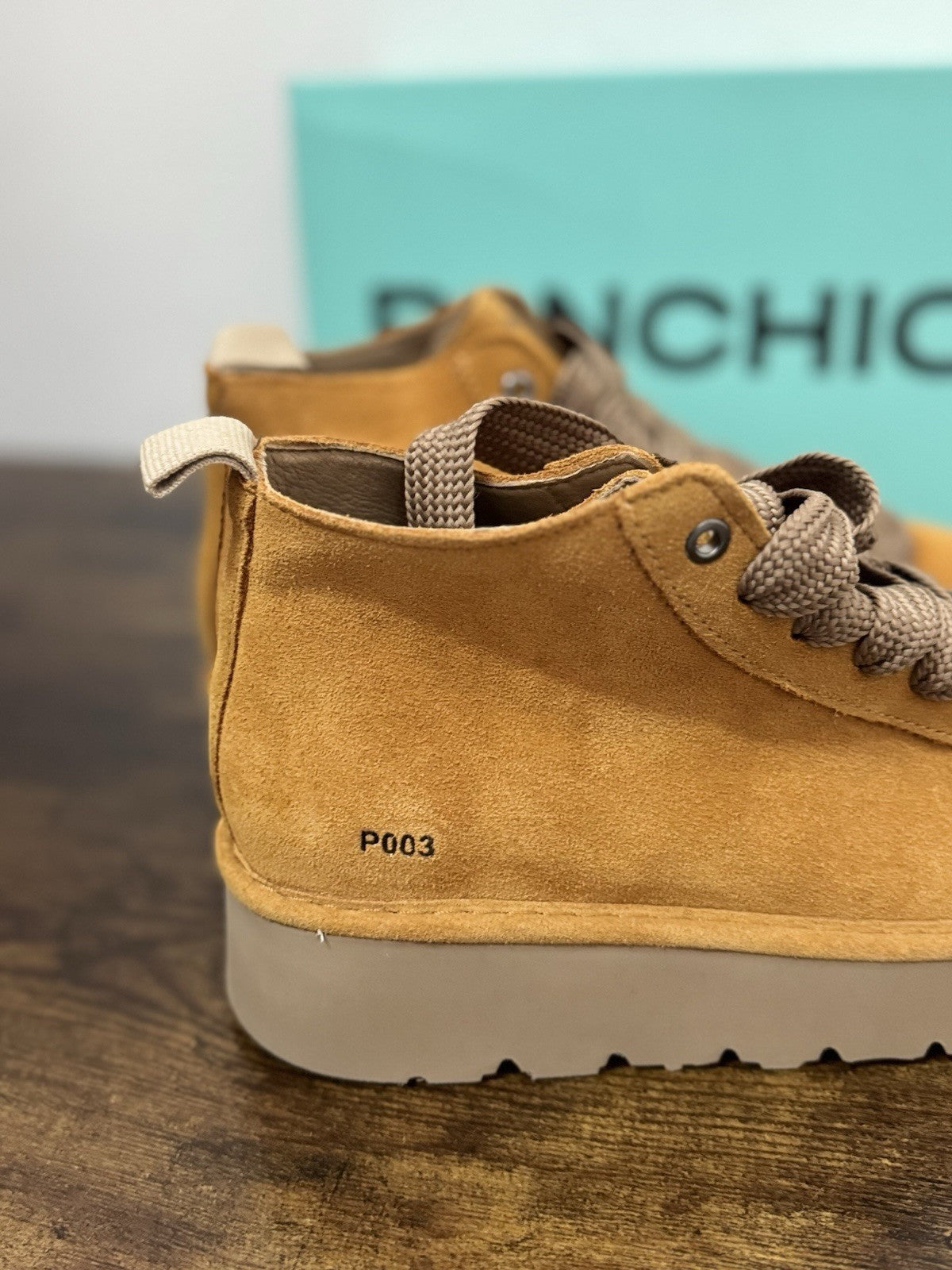 Panchic Ankle Boot Suede Curry Casual Boot Panchic Donna 41