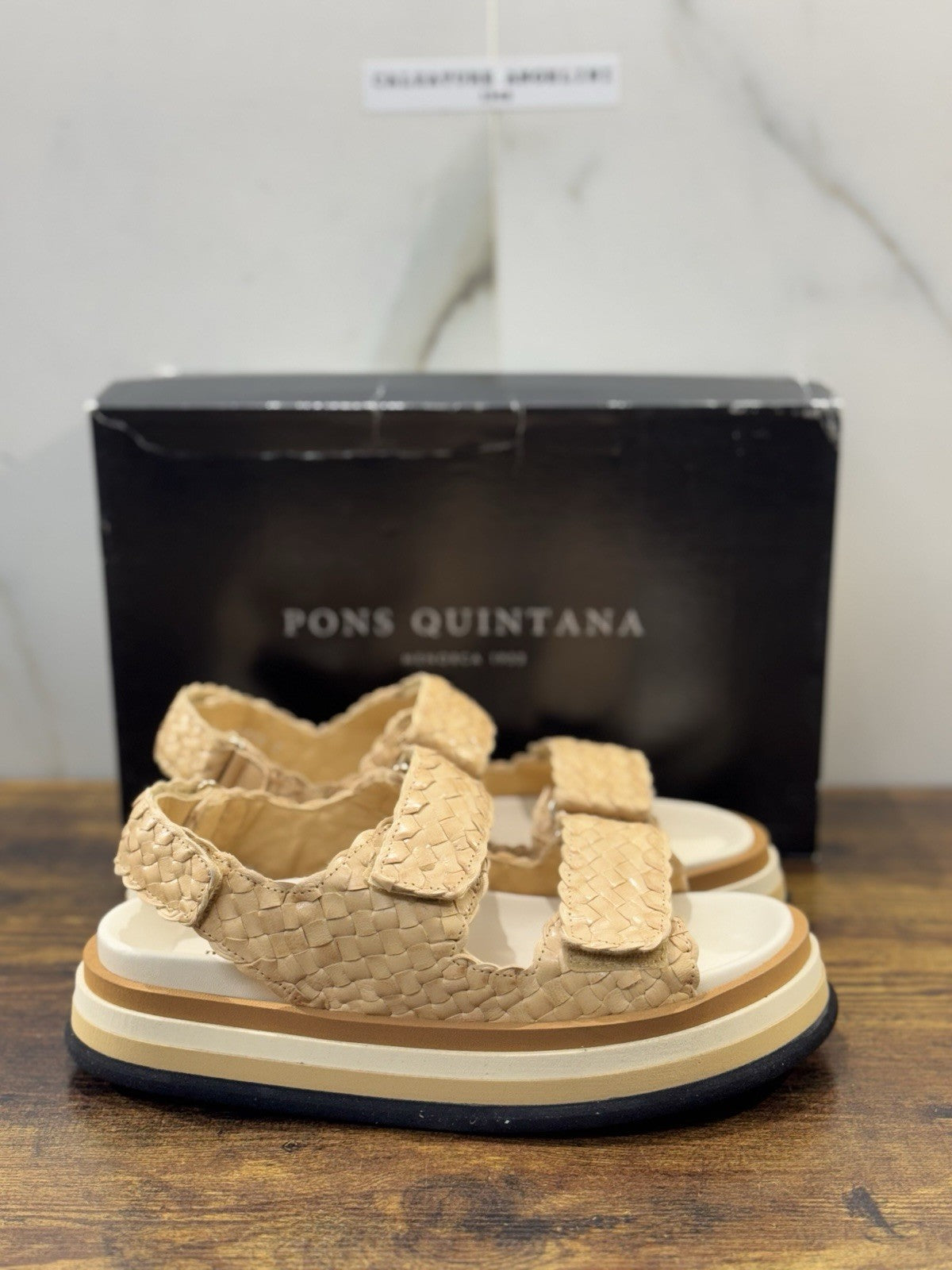 Pons Quintana Sandalo   Pelle Beige   Casual Pons Quintana Donna 37