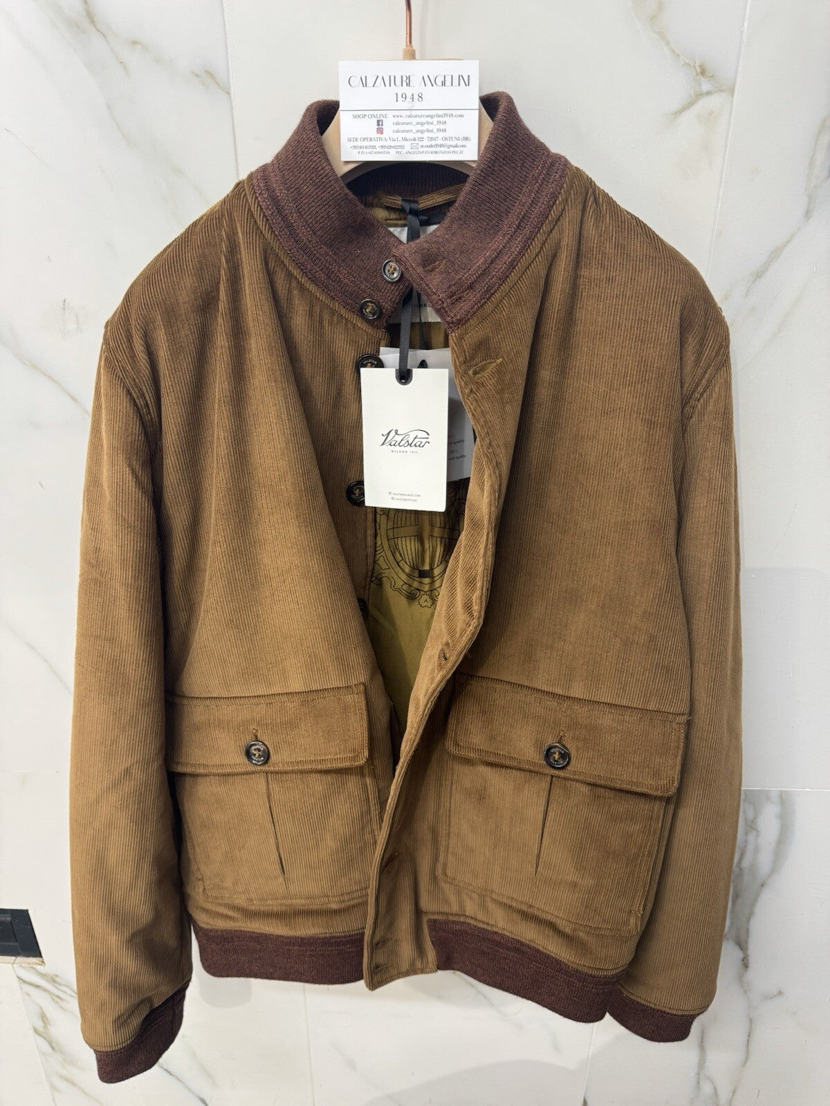 Valstar Bomber Icon Uomo Velluto Miele Icon Jacket Men Valstarino 50