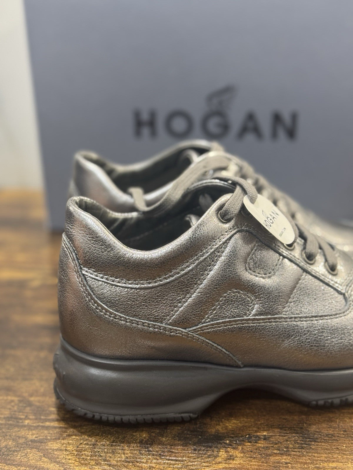 Hogan Interactive Pelle Argento Scuro   Casual Hogan Donna 38