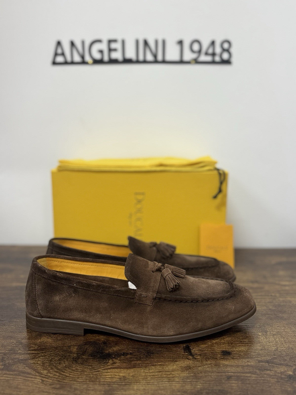 Doucal’s  Mocassino Nappine  Suede Brown   Flexible  Casual Scarpa Uomo 40
