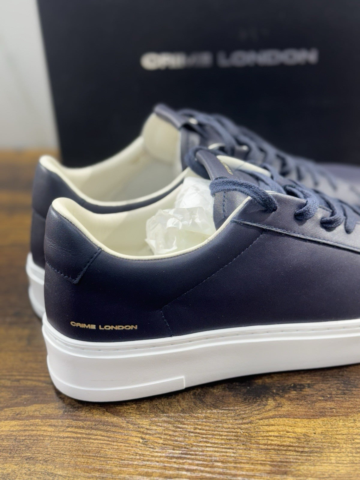 Crime London Sneaker Extralight  Pelle Blu Causal Uomo 43