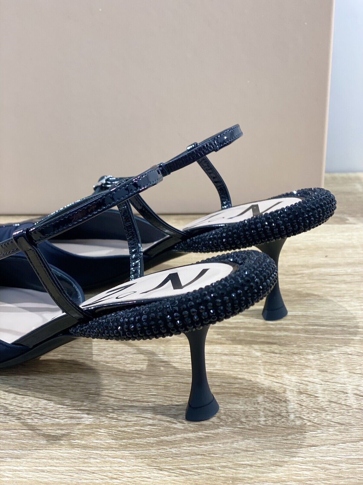 N 21 Scarpa donna Pumps Nero strass luxury woman shoes 40