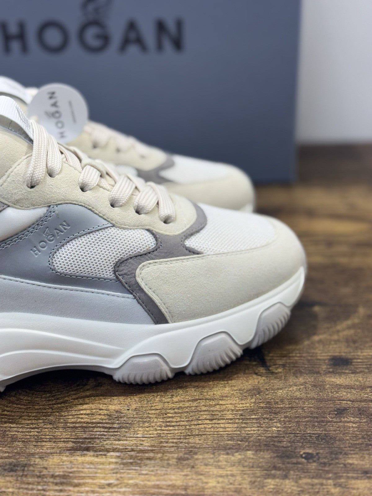Hogan Hyper Active  Donna Sneaker Beige  Memory Foam Luxury Hogan Woman  37