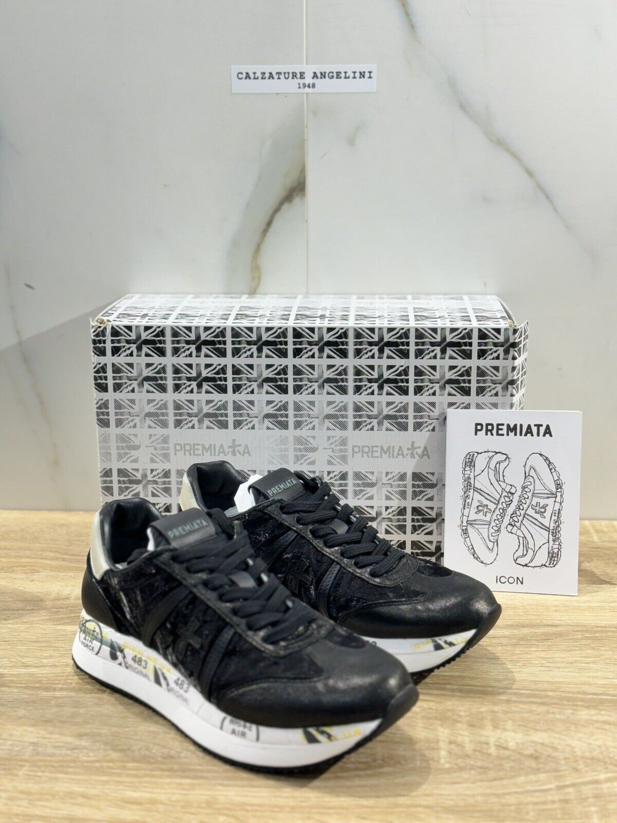 Premiata Conny   Sneaker Donna  Nera     Casual Sneaker Woman Premiata 36