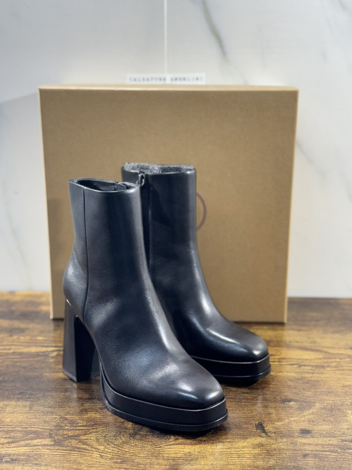 Ash Alyx Stivaletto Donna Pelle Nero Con Tacco Casual Ash Woman Boot 37