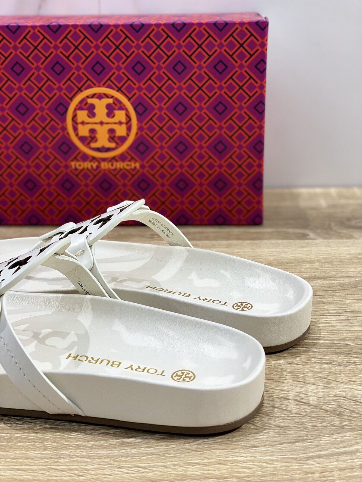 Tory Burch Miller cloud  sandal donna pelle Ivory  luxury woman sandal 40