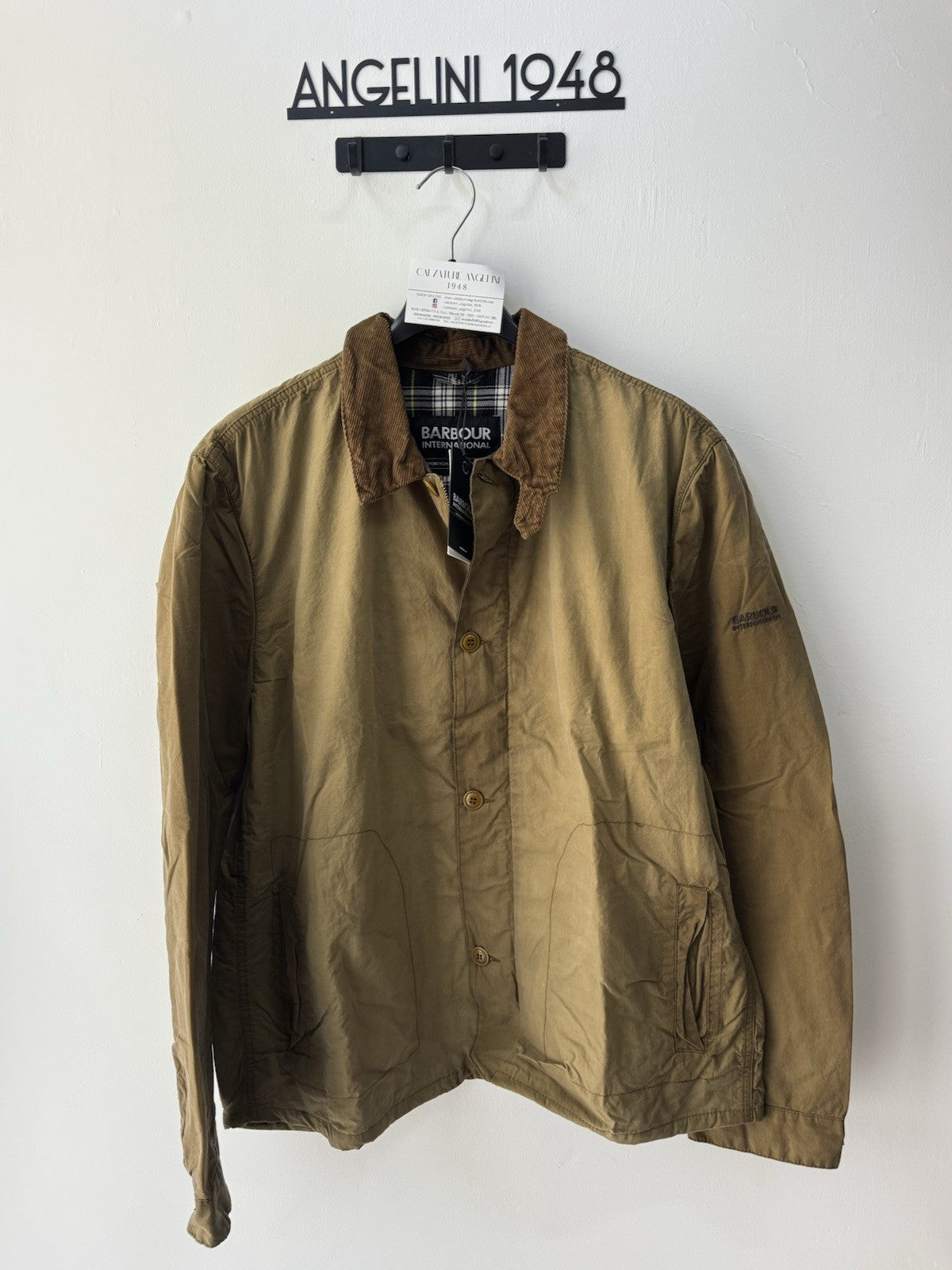 Barbour International Troon Washed Wax Jacket   Uomo Xl