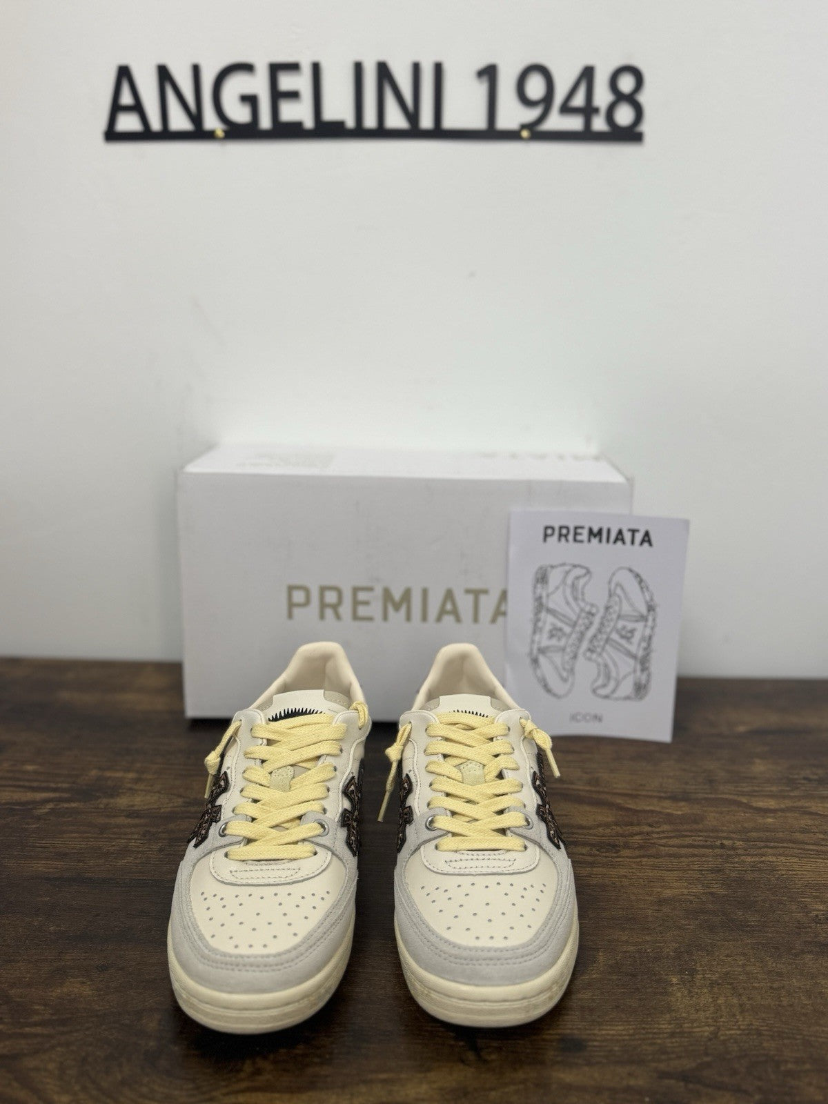 Premiata Clayd Basket Sneaker Pelle Bianca   Casual Premiata Donna 36