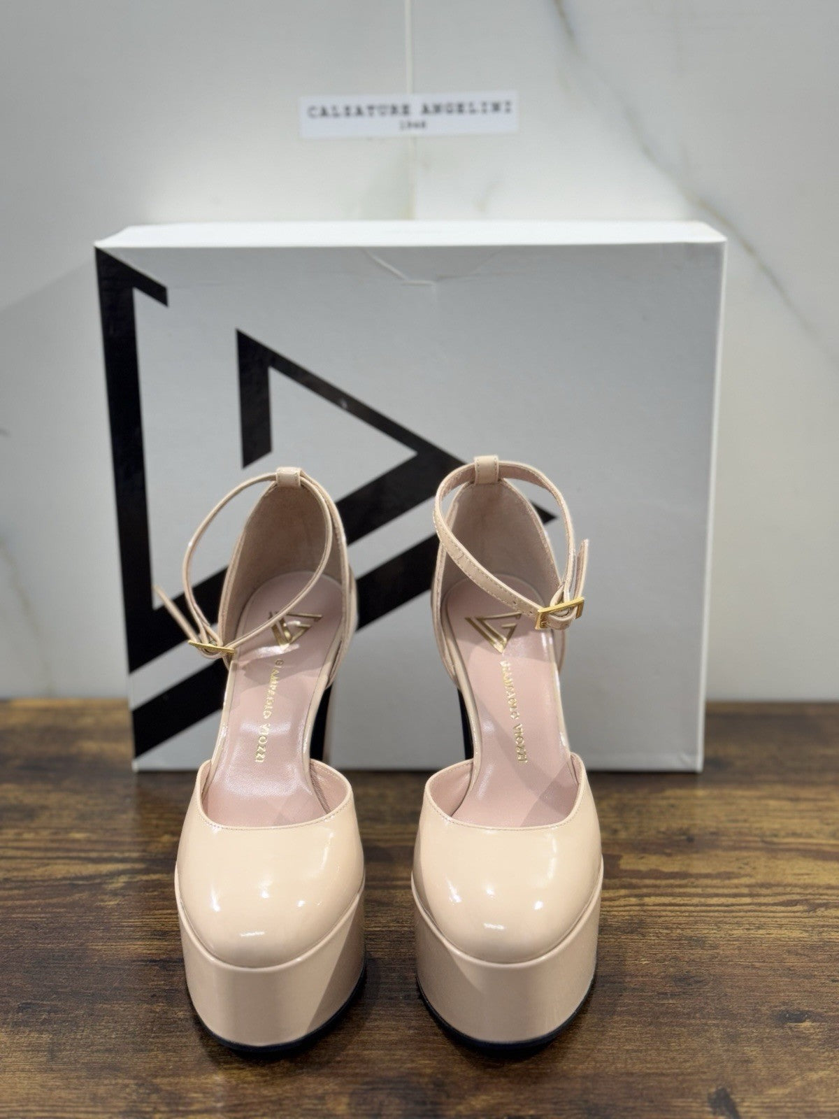 Giampaolo Viozzi Mary Jane Platform   Donna     Con Tacco Made In Italy 37