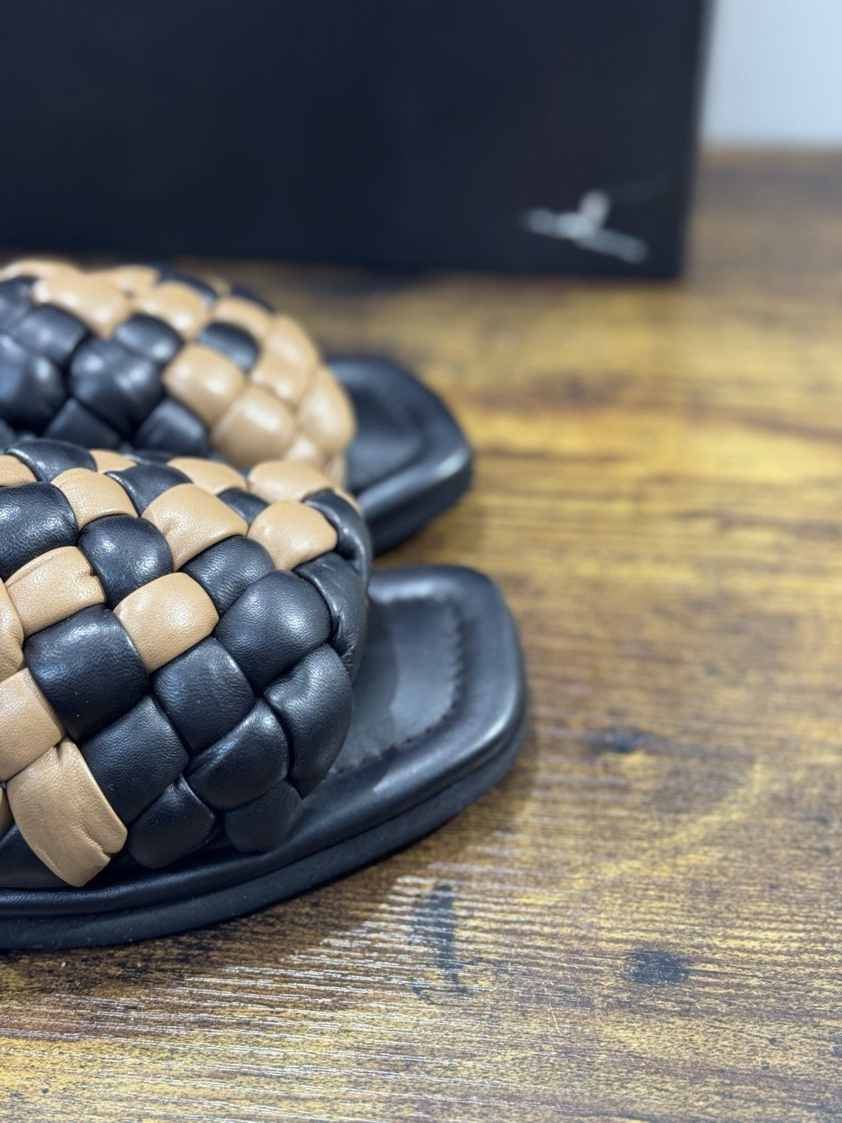 181 Alberto Gozzi Sandalo  Pelle Super Soft  Nera  Cuoio Casual Donna 38