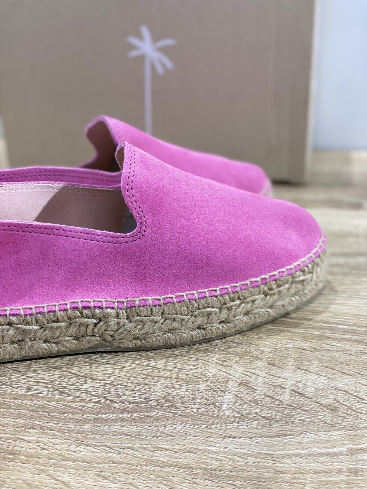 Manebi’ Donna Espadrilles Mocassino Suede Fuxia Casual Summer Shoes 41