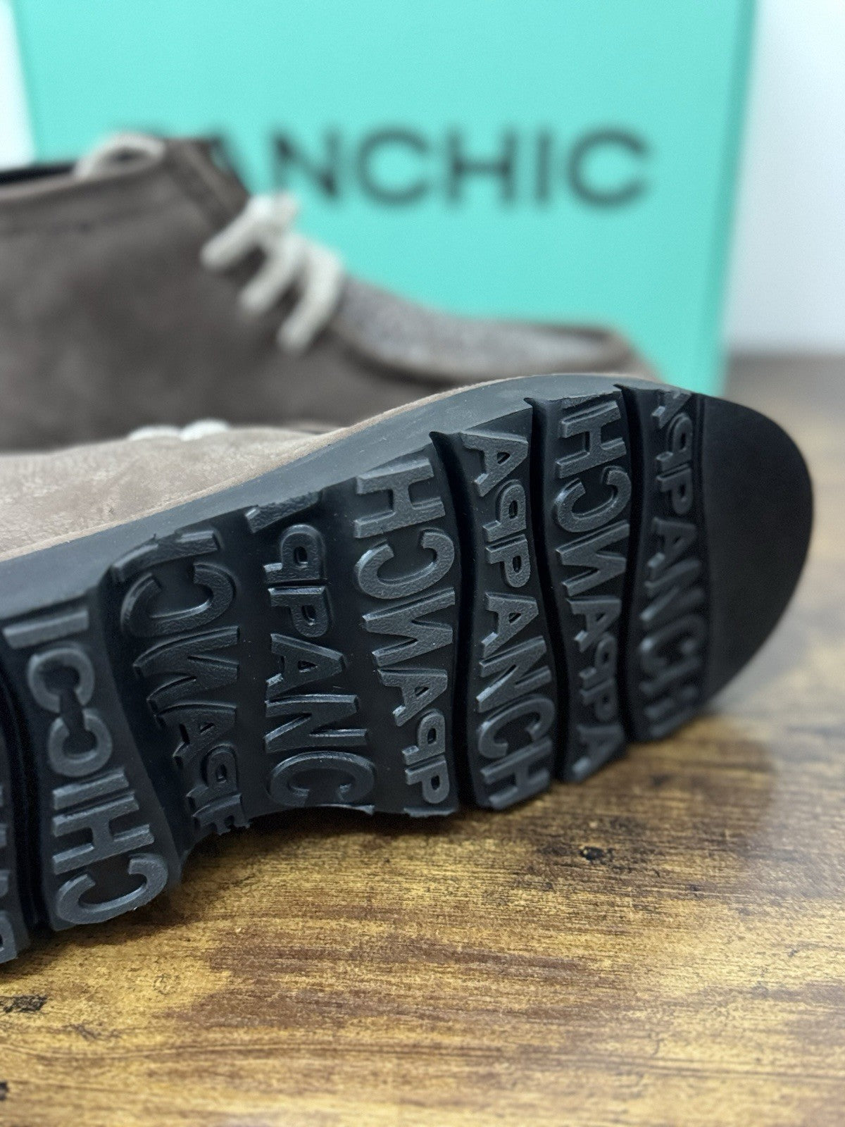 Panchic Stivaletto Pelle Nabuck Caffè Casual Boot Uomo 45