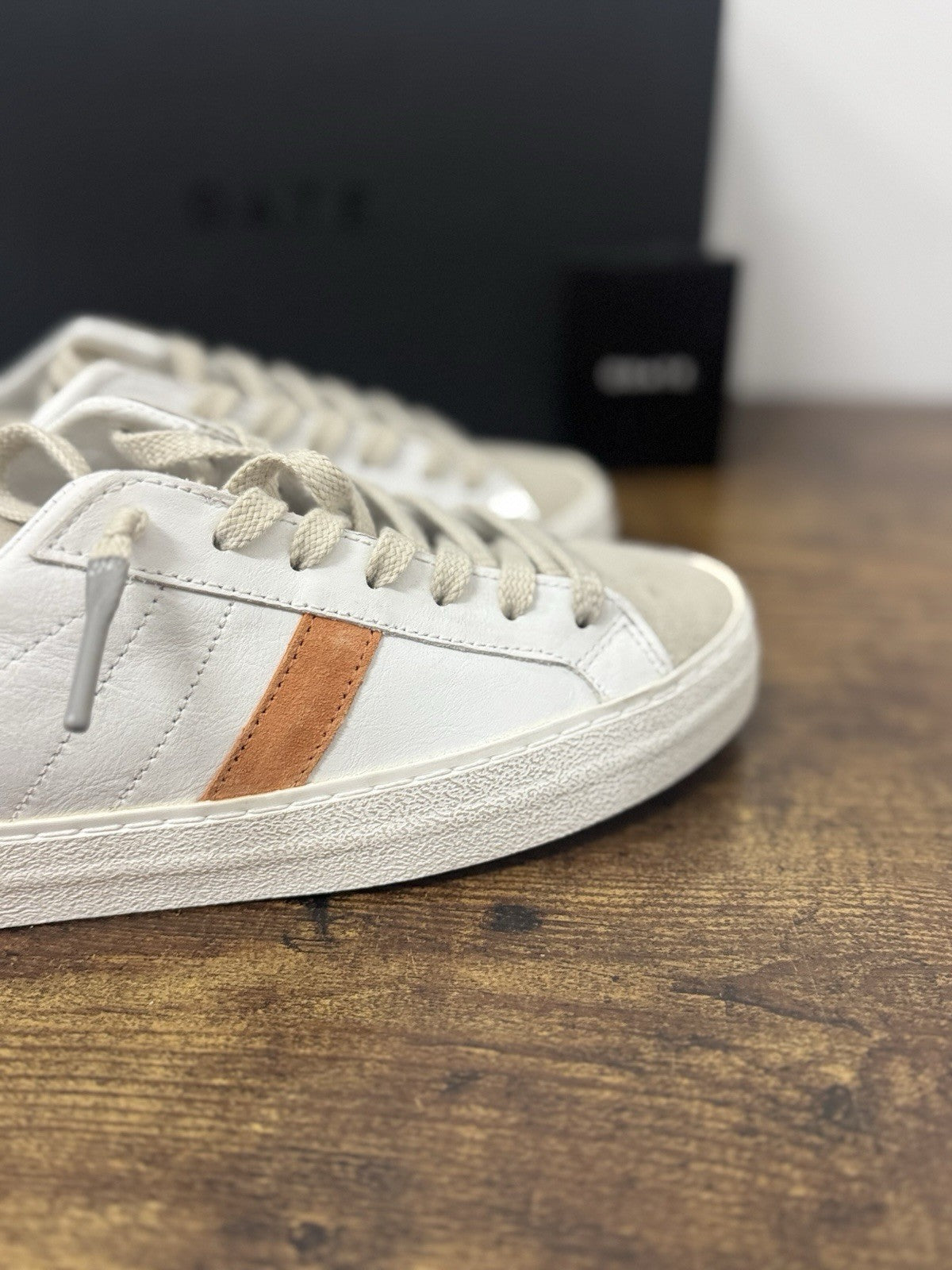 D.a.t.e. Hill Low Sneaker Pelle Bianca Casual Uomo 40