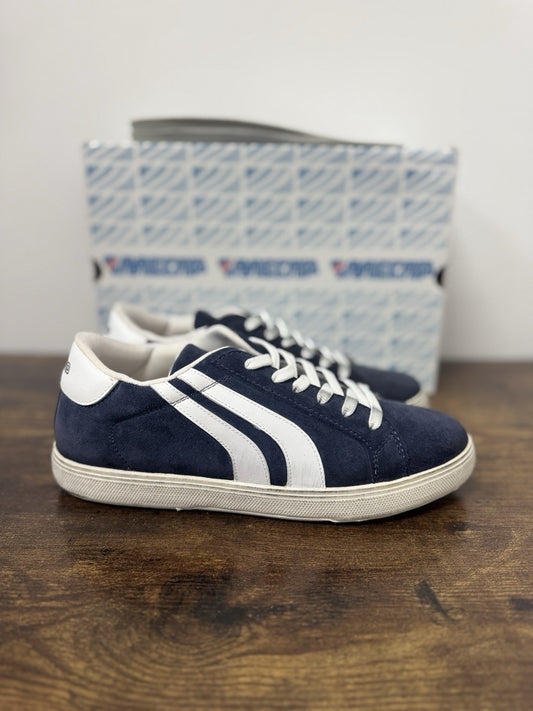 Mecap Sneaker Pelle Suede Blu   Casual 100% Made In Italy Mecap Uomo 41