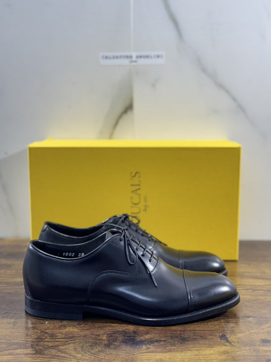 Doucal’s Scarpa Uomo Derby Oxford Pelle Nero Luxury Men Doucal’s Shoes 39