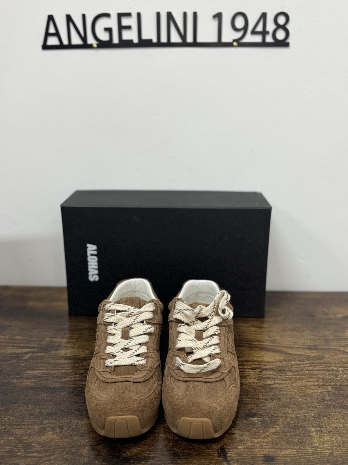 Alohas Cool Sneaker Club Soft Suede Brown  Casual Scarpa Donna 36