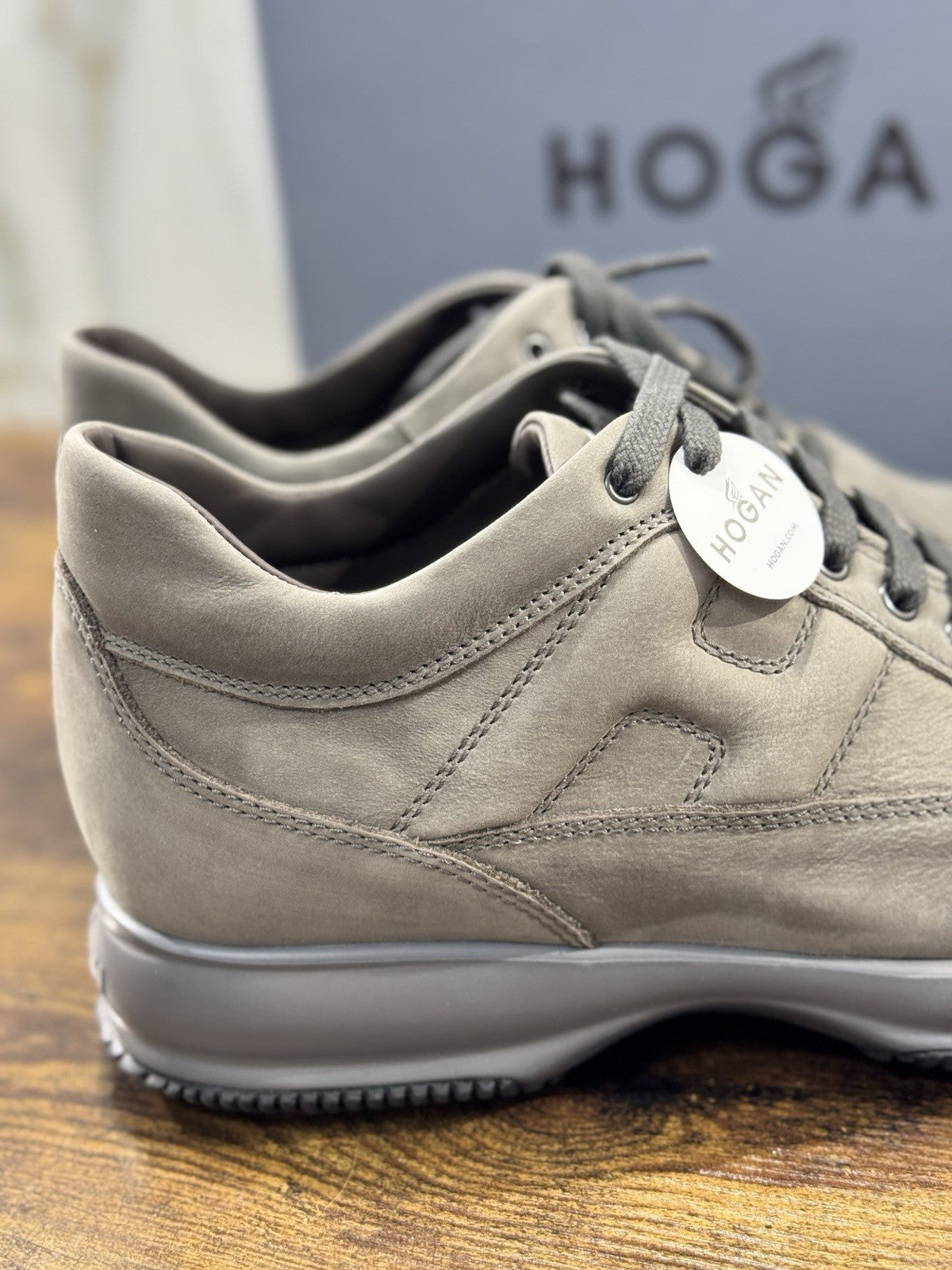 hogan interactive Sneaker Pelle Nabuk Carbone Uomo 41.5