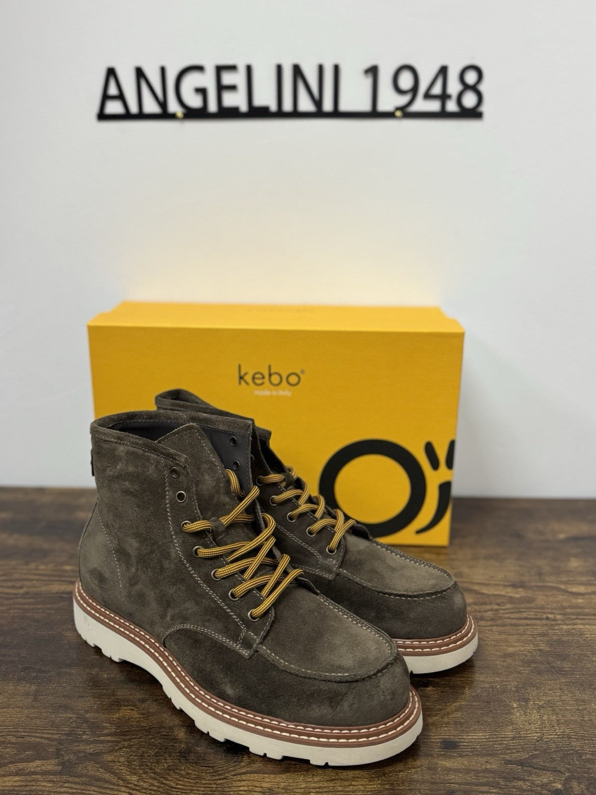 Kebo Stivaletto Suede Foca Modello Dakar Boot Uomo 44