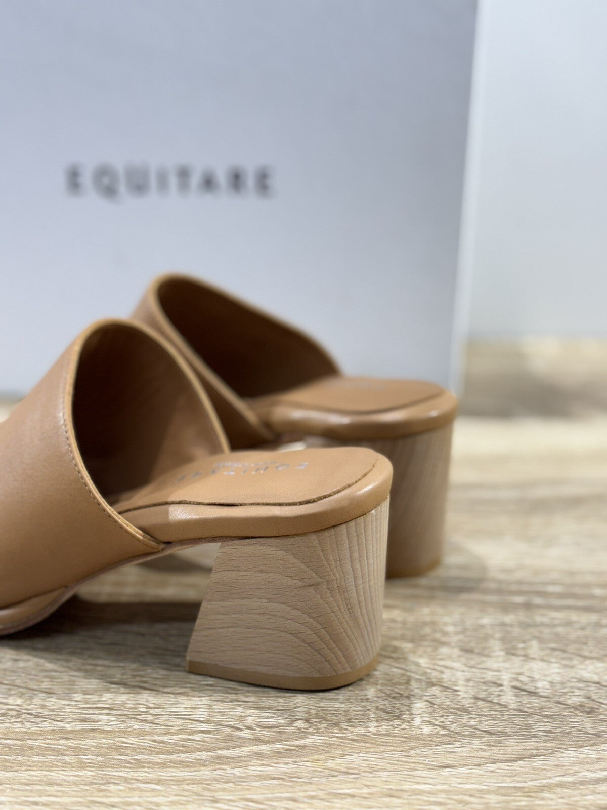 Equitare Sandalo Donna Dorota Pelle Cuoio Super Soft Con Tacco 37