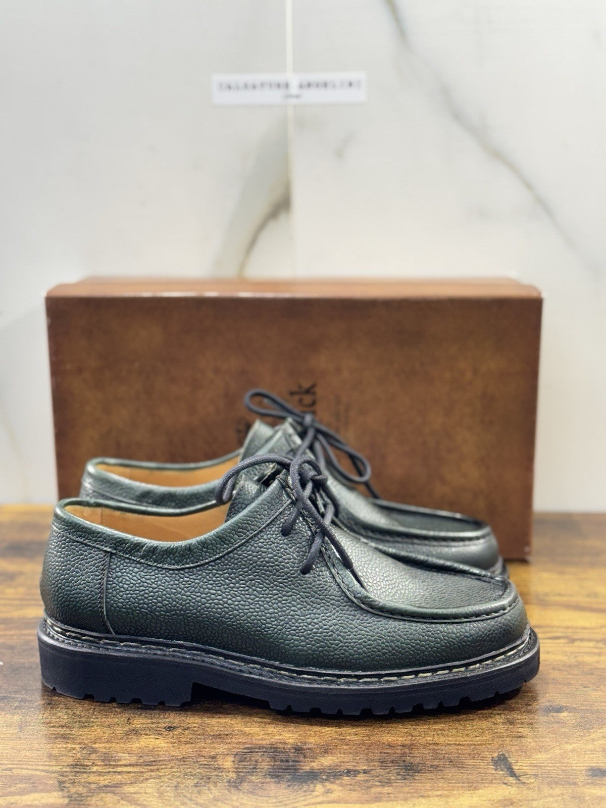 Berwick 1707 Paraboot  Uomo Pelle Verdone     Fondo Vibram Casual Men 41