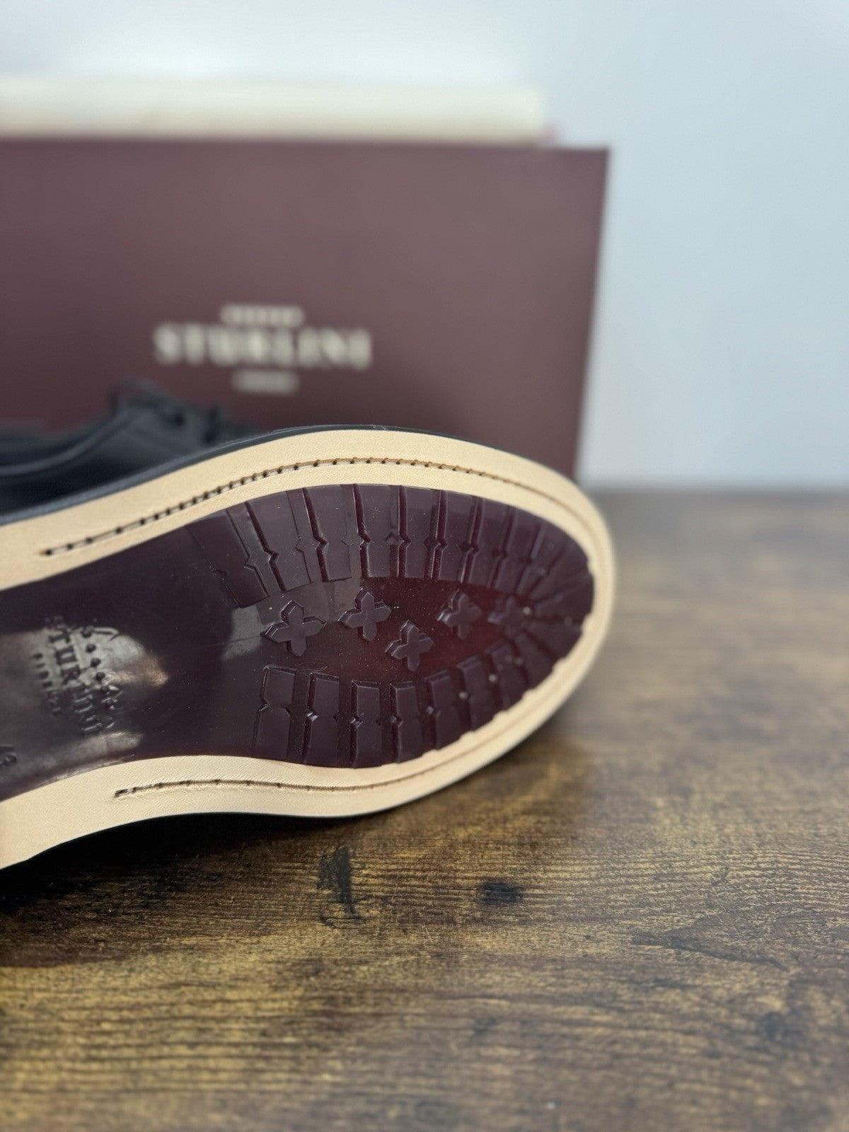 Sturlini  Derby Pelle Nero  Luxury Scarpa Uomo 42.5
