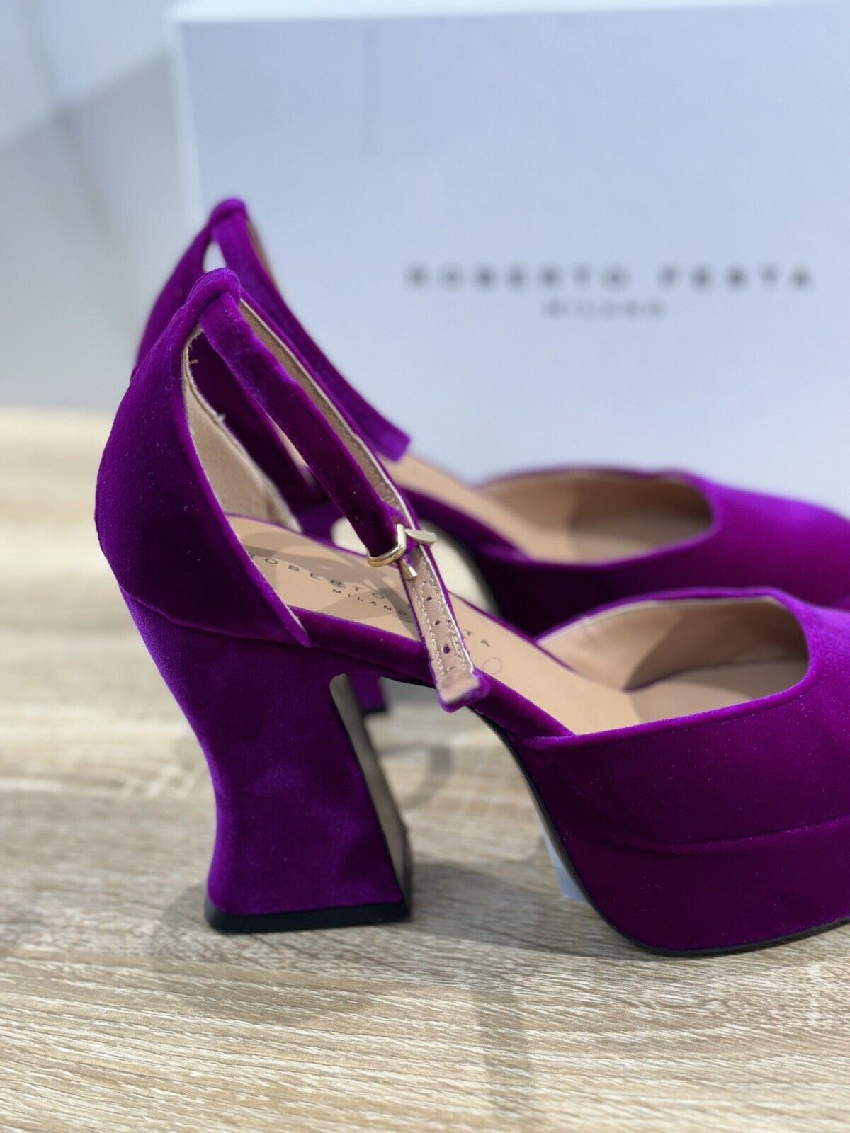 Roberto Festa Pumps Nicla Velluto Viola   Casual Shoes 38