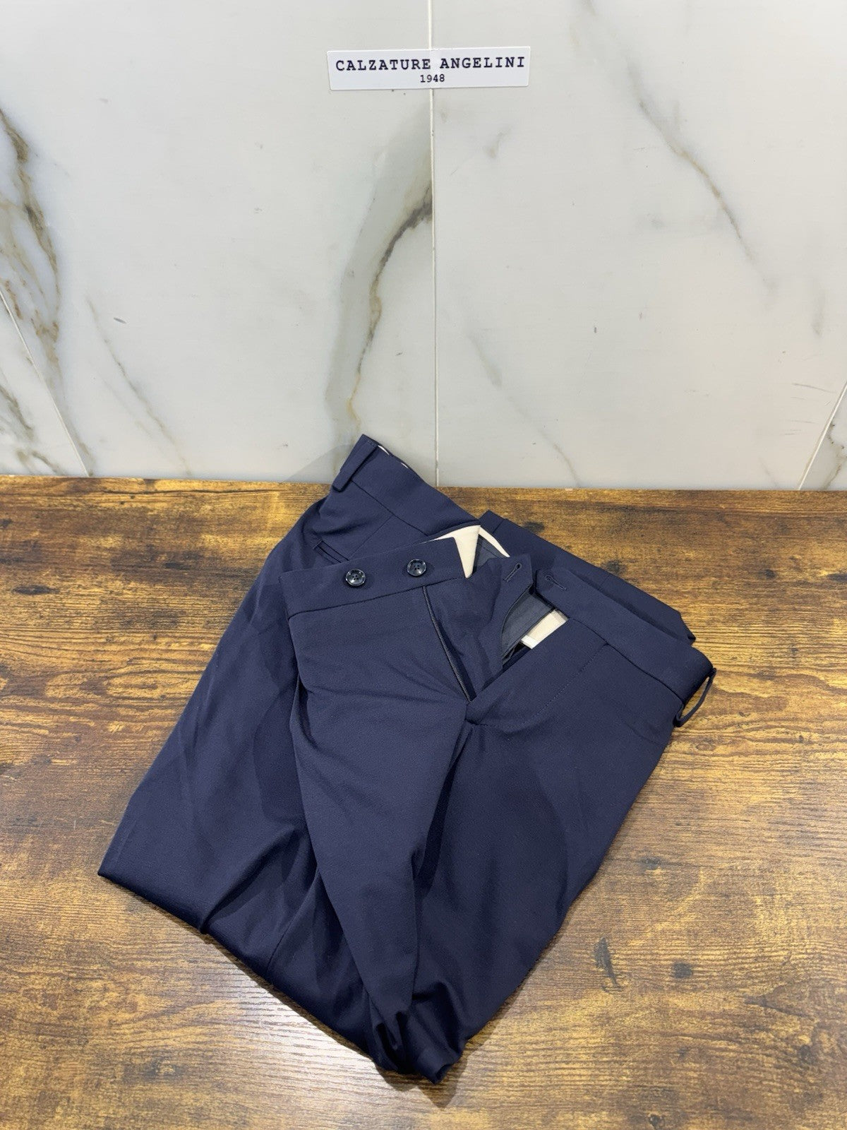 Abito Breras Milano Giacca 2 Bottoni Business  Blu Made In Italy Uomo 46