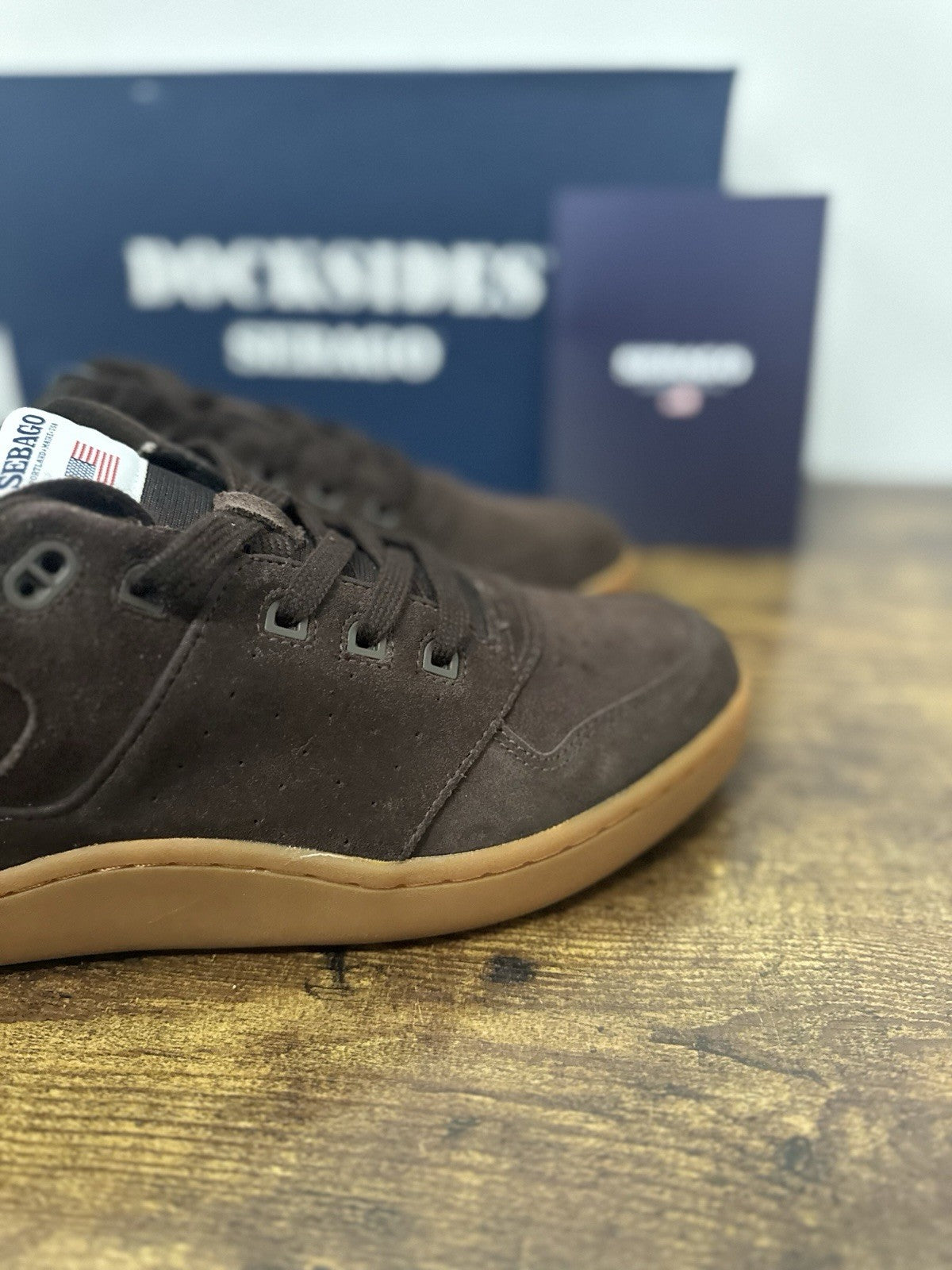 Sebago Hurricane Sneaker Suede Brown Causal Sebago Scarpa Uomo 43.5