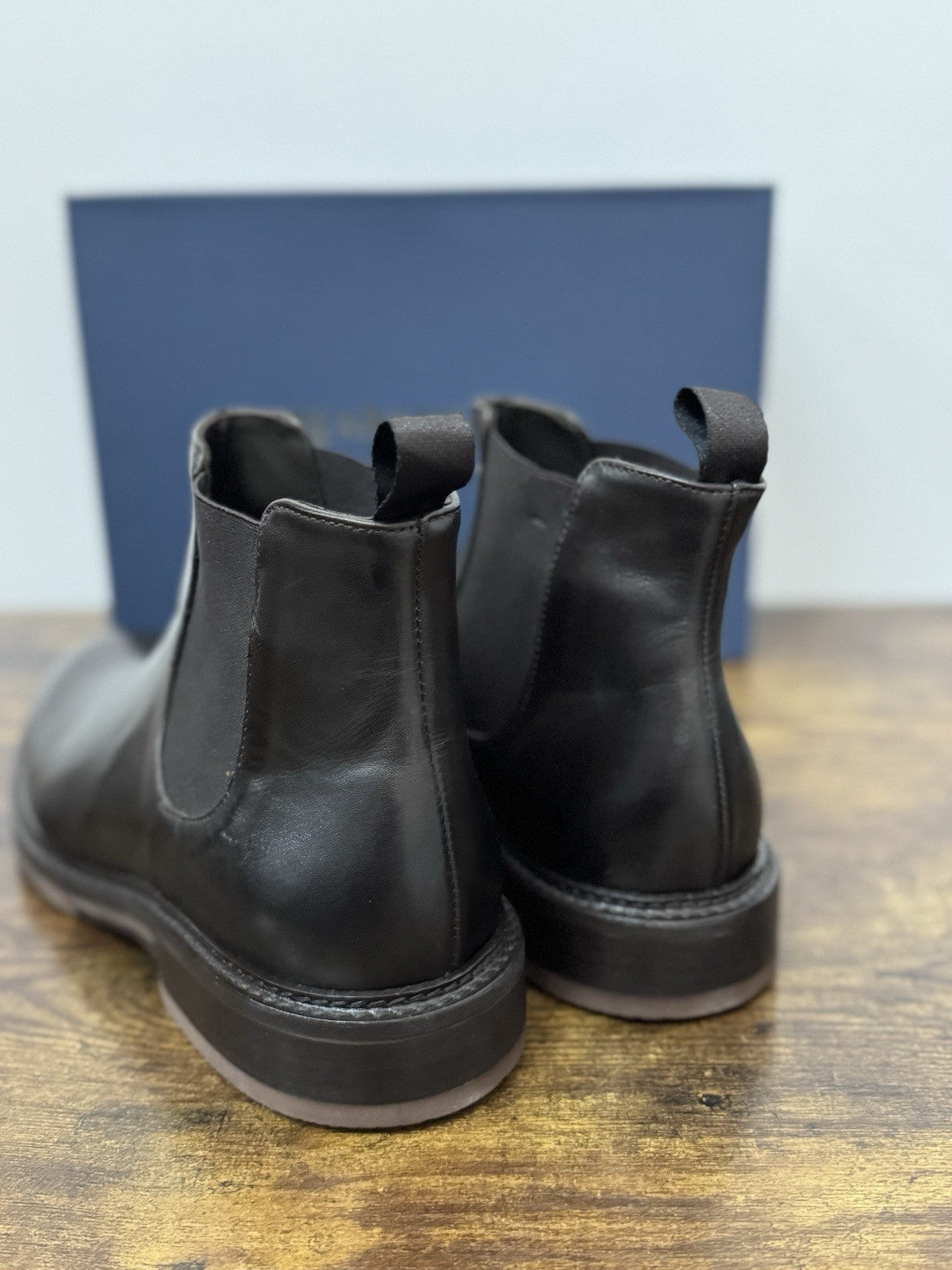 Marechiaro 1962 Chelsea Boot Pelle Marrone Made In Italy Uomo 45
