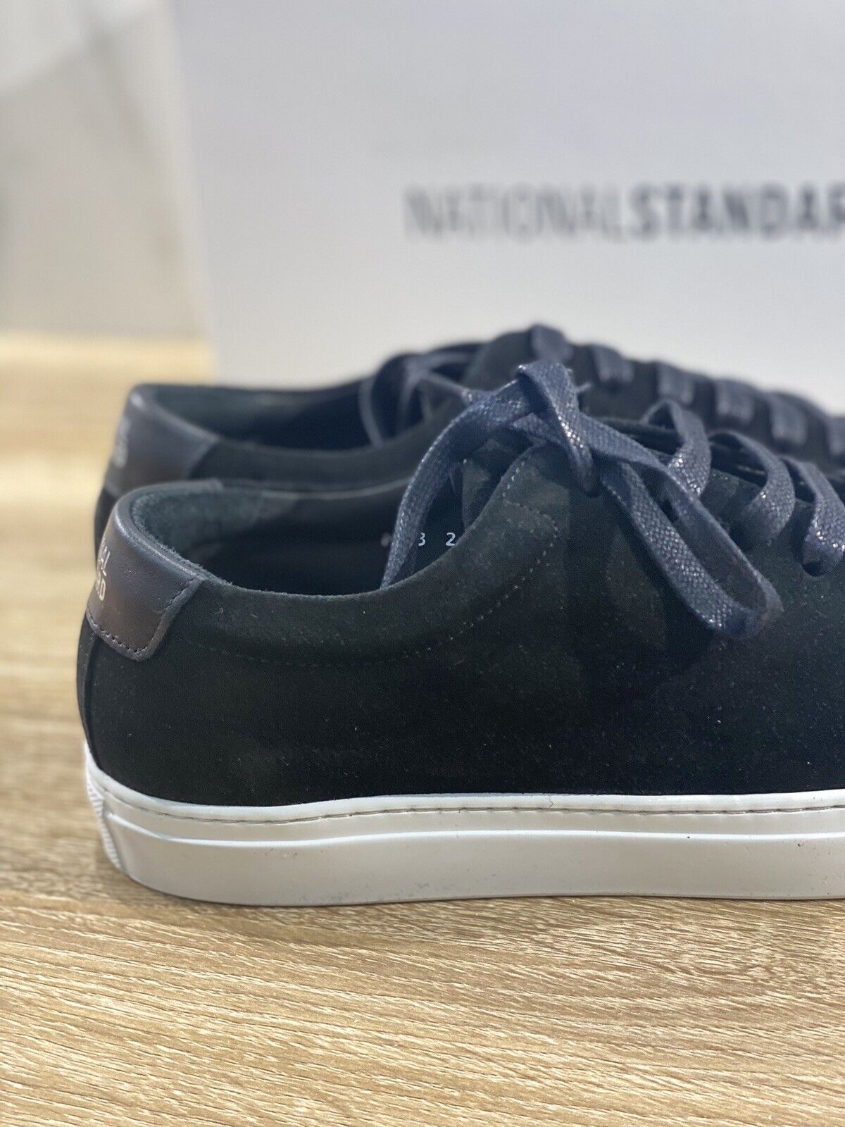 National Standard Sneaker Uomo Nera Suede Casual 42