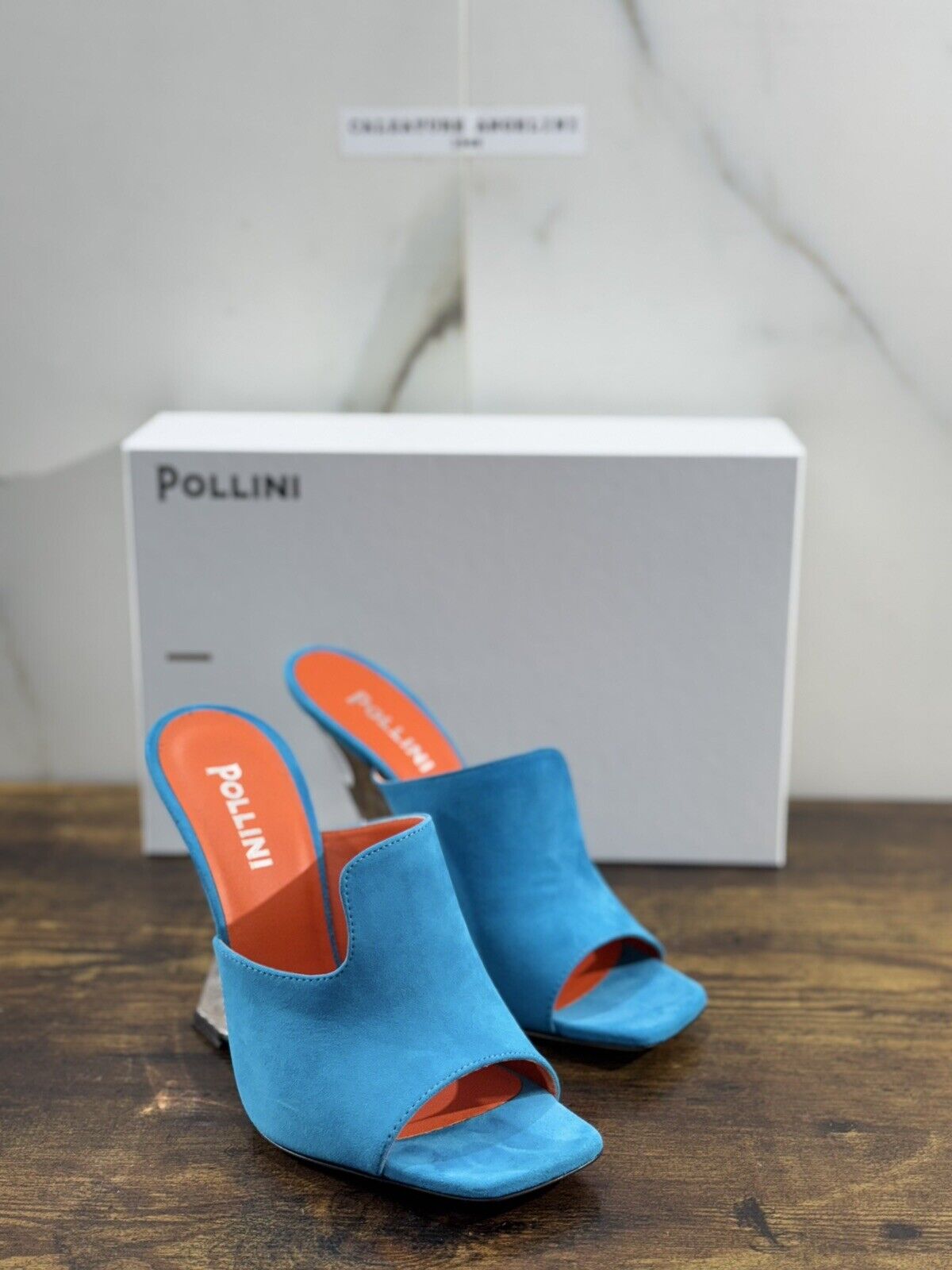 Pollini Sandalo Donna Pelle  Suede   Luxury Woman Sandal Pollini Summer Icon 39