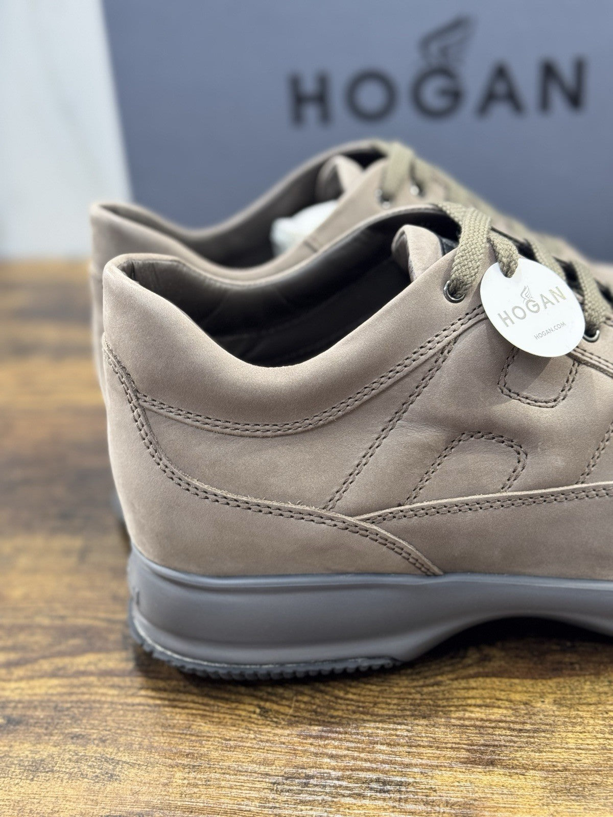 Hogan Interactive Pelle Nabuck Palude Casual Uomo Hogan 42.5