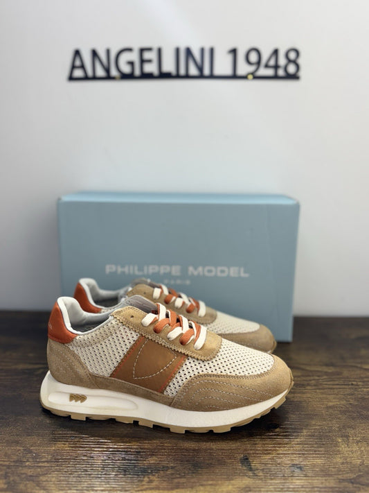 Philippe Model Tour Low Sneaker Pelle Sabbia    Casual Uomo 45