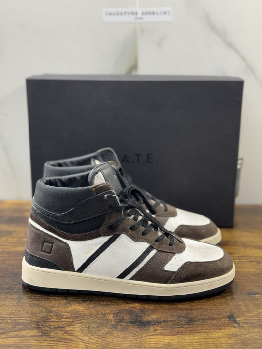 D.A.T.E Sport High Vintage   sneaker Pelle T Moro  Casual Shoes Uomo 40