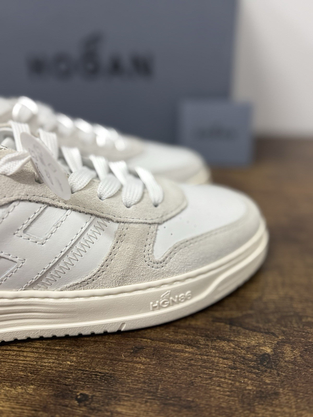 Hogan H630 Sneaker Pelle Bianca   Memory Foam Scarpa Hogan Uomo 42