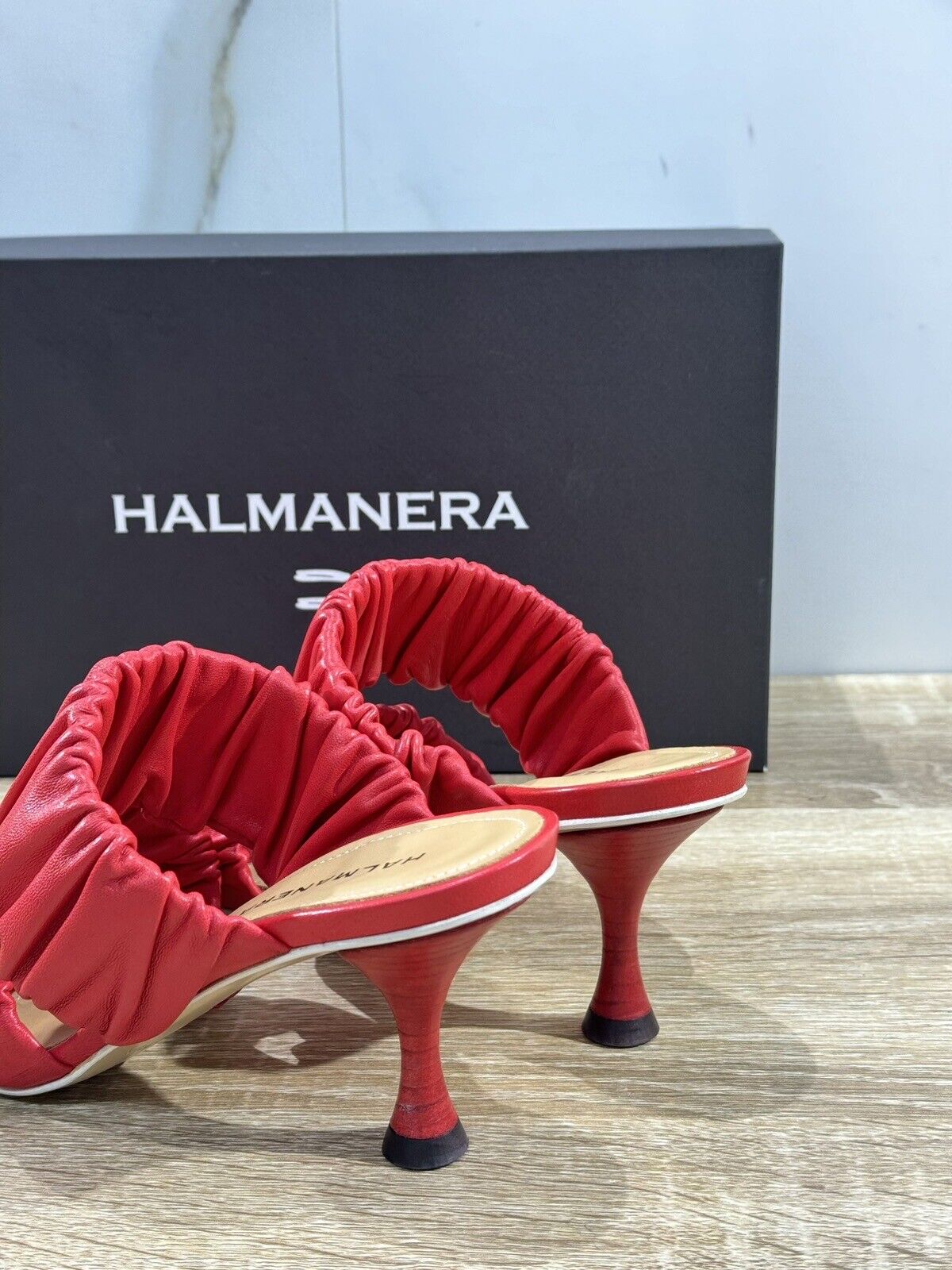 Halmanera Sandalo donna in pelle Rosso luxury sandal 36