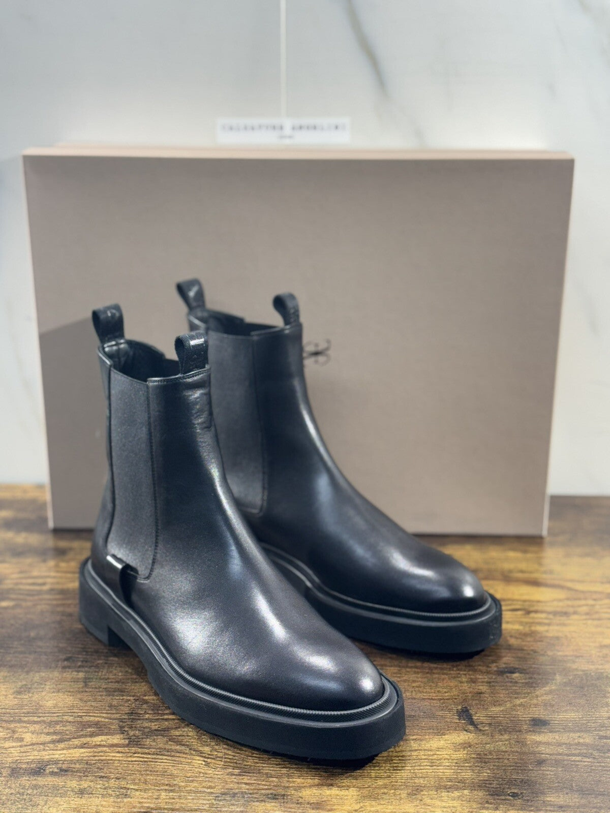 Fabi Chelsea Boot Donna Pelle Nero Luxury Woman Boot Fabi Extra Light 41