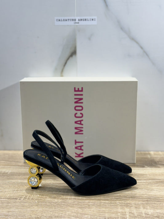 Kat Maconie Sandalo Donna Aletta   Suede    Nero Luxury Kat Maconie 36