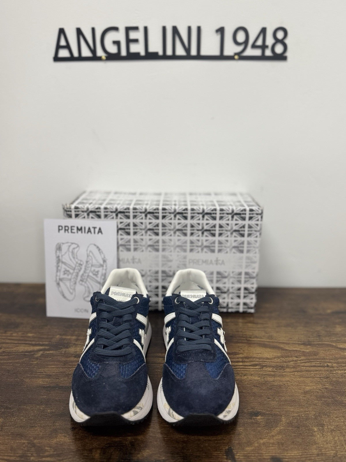 Premiata Conny Sneaker Pelle Blu   Traforata Casual Premiata Donna 36